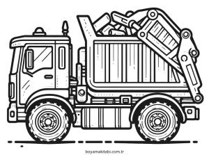 Çöp Kamyonu Boyama