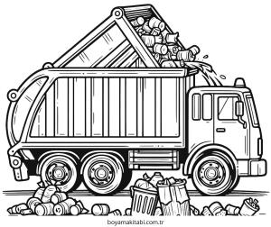 Çöp Kamyonu Boyama
