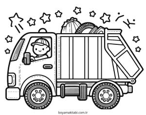 Çöp Kamyonu Boyama