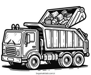 Çöp Kamyonu Boyama