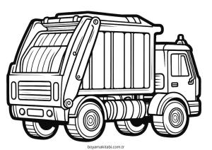 Çöp Kamyonu Boyama