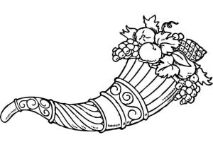 Cornucopia boyama sayfası,  coloring page, Cornucopia sevimli ücretsiz, 