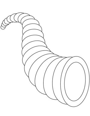 Cornucopia boyama sayfası,  coloring page, Boş Bereket, 