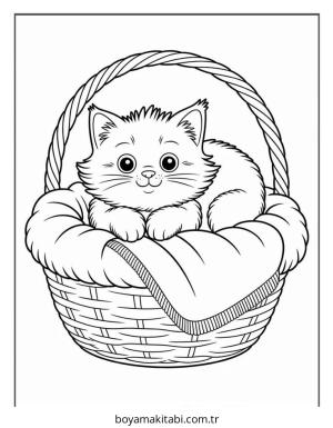 Cozy boyama sayfası – eğitici aktivite, yaratıcılık