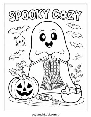 Cozy boyama sayfası – ücretsiz yazdır, boyama etkinliği