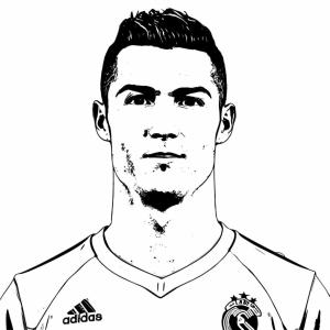 Cristian Ronaldo boyama sayfası,  coloring page, Çizimi Cristiano Ronaldo, 