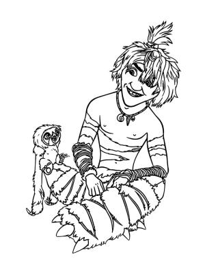 Crood’lar boyama sayfası,  coloring page, Guy, 