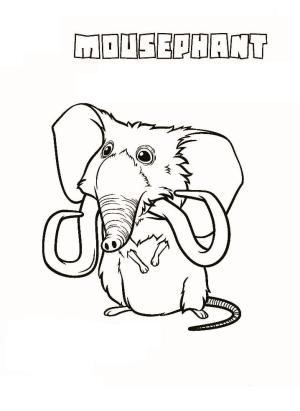 Crood’lar boyama sayfası,  coloring page, Mousephant, 