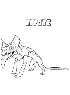 Crood’lar boyama sayfası,  coloring page, Liyote, 