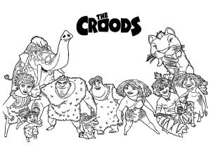 Crood’lar boyama sayfası,  coloring page, Crood’lar, 