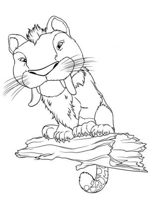 Crood’lar boyama sayfası,  coloring page, Macawnivore, 