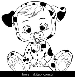 Cry Babies boyama sayfası – yaratıcılığı geliştirir, keyifli zaman