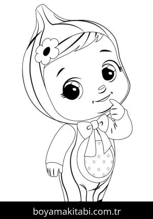 Cry Babies boyama sayfası – çocuk aktivitesi, PDF indir