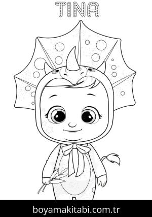 Cry Babies boyama sayfası – evde etkinlik, ücretsiz yazdır