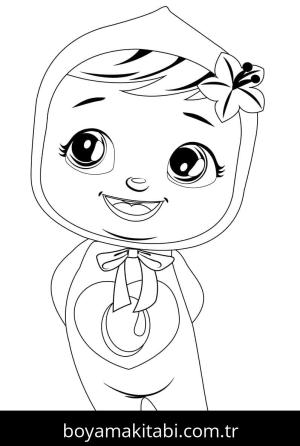 Cry Babies boyama sayfası – çocuk aktivitesi, PDF indir