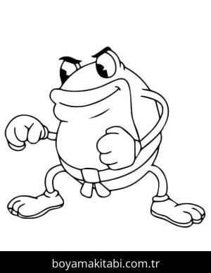 Cuphead boyama sayfası – eğlenceli etkinlik, el becerilerini geliştirir