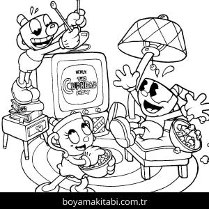 Cuphead Boyama