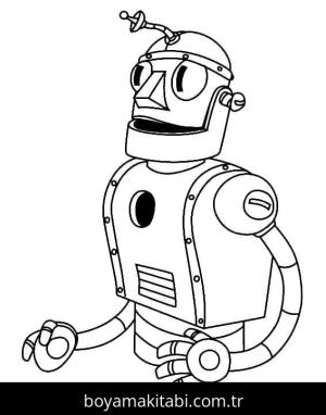 Cuphead boyama sayfası – basit çizim, kolay boyama