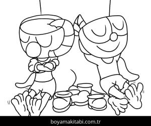 Cuphead Boyama