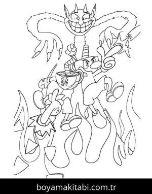Cuphead Boyama