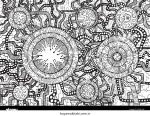 Cyberpunk  boyama sayfası – eğlenceli etkinlik, el becerilerini geliştirir