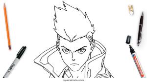 Cyberpunk  boyama sayfası – boyama çalışması, yaratıcılığı geliştirir