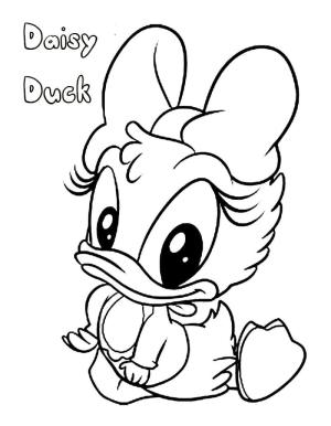 Daisy Duck boyama sayfası,  coloring page, Şirin Bebek Daisy Duck, 