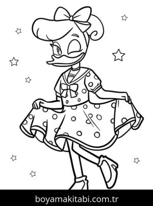 Daisy Duck Boyama