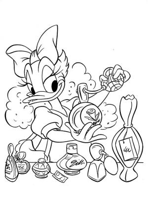 Daisy Duck boyama sayfası,  coloring page, Daisy Yapımı, 