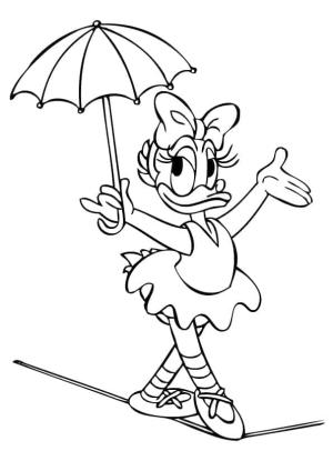 Daisy Duck boyama sayfası,  coloring page, Daisy Duck Yazdırılabilir, 