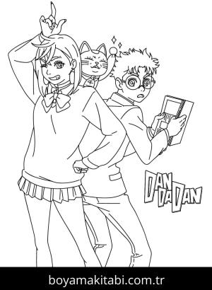 Dandadan boyama sayfası – ücretsiz yazdır, boyama etkinliği