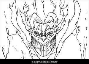 Dandadan boyama sayfası – kolay boyama, eğitici aktivite