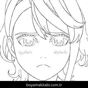 Dandadan boyama sayfası – çocuklar için, çizgi film temalı