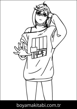 Dandadan boyama sayfası – okul öncesi, evde etkinlik