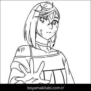 Dandadan boyama sayfası – keyifli zaman, renkli çizimler