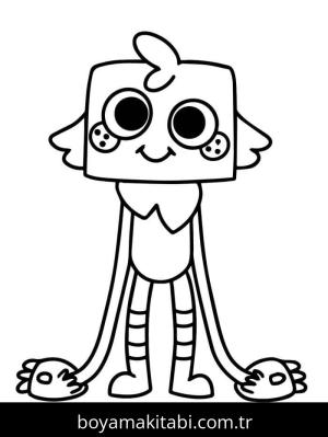 Dandy’s World boyama sayfası – eğitici aktivite, yaratıcılık