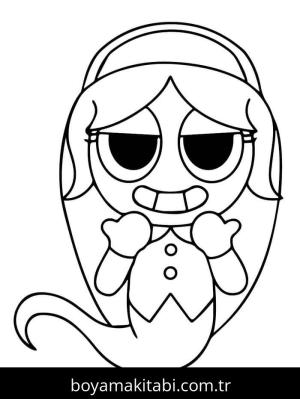 Dandy’s World boyama sayfası – el becerilerini geliştirir, boyama çalışması