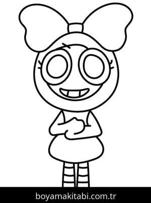 Dandy’s World boyama sayfası – eğlenceli etkinlik, el becerilerini geliştirir