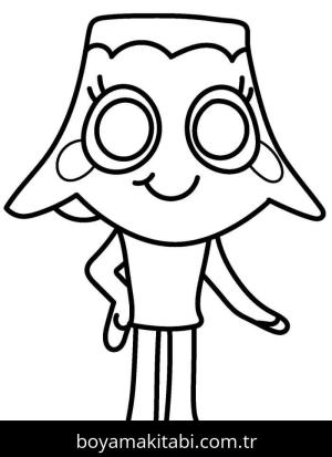 Dandy’s World boyama sayfası – kolay boyama, eğitici aktivite
