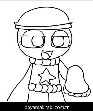 Dandy’s World boyama sayfası – okul öncesi, evde etkinlik