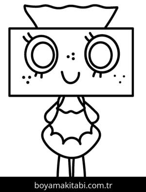 Dandy’s World boyama sayfası – boyama çalışması, yaratıcılığı geliştirir