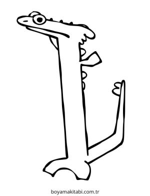 Dans boyama sayfası – keyifli zaman, renkli çizimler