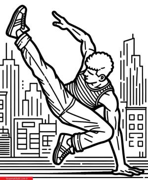 Dans boyama sayfası, coloring page, ,