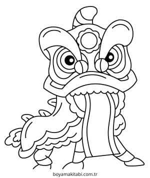 Dans boyama sayfası – renkli çizimler, okul öncesi