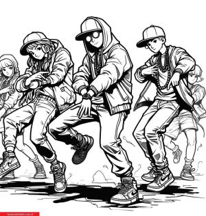 Dans boyama sayfası, coloring page, ,