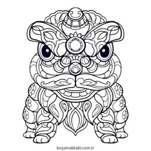 Dans boyama sayfası – boyama çalışması, yaratıcılığı geliştirir