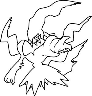 Darkrai boyama sayfası,  coloring page, Darkrai Pokemon, 