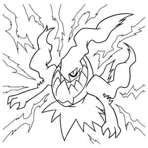 Darkrai boyama sayfası,  coloring page, Darkrai Gücü, 