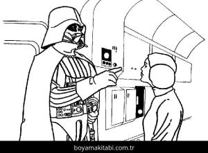 Darth Vader boyama sayfası – evde etkinlik, ücretsiz yazdır