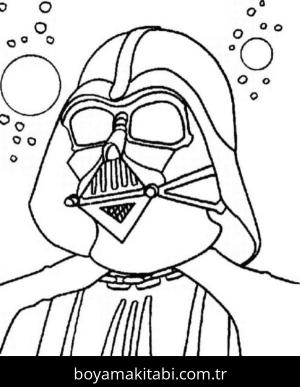 Darth Vader boyama sayfası – yaratıcılığı geliştirir, keyifli zaman